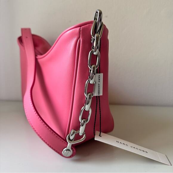 NEW MARC JACOBSChain-Link Leather Shoulder Bag w/ Tags - Picture 2 of 15